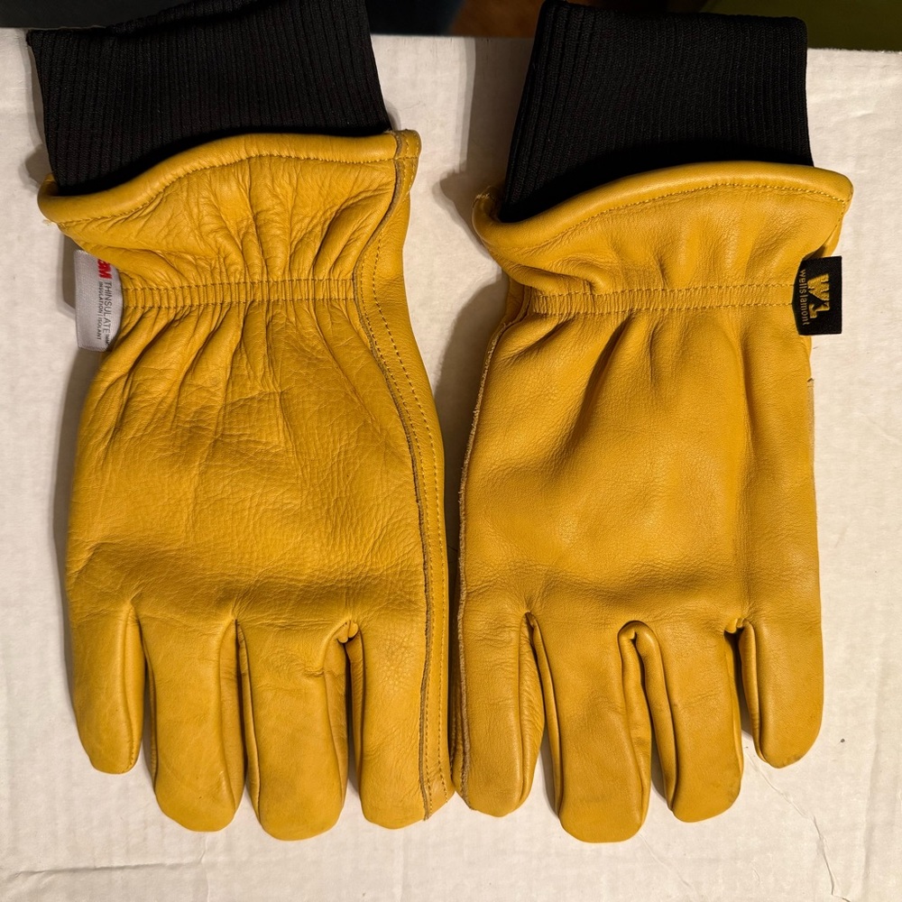 Wells Lamont Men's Leather Gloves - Picture 2 of 6